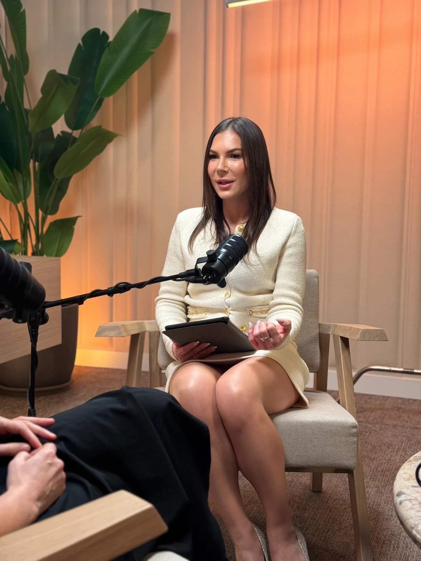 Dr n. med. Tatiana Jasińska podczas nagrania EstiTalk